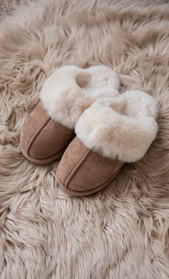 Hausschuhe - Fur-Ever Yours - Braun