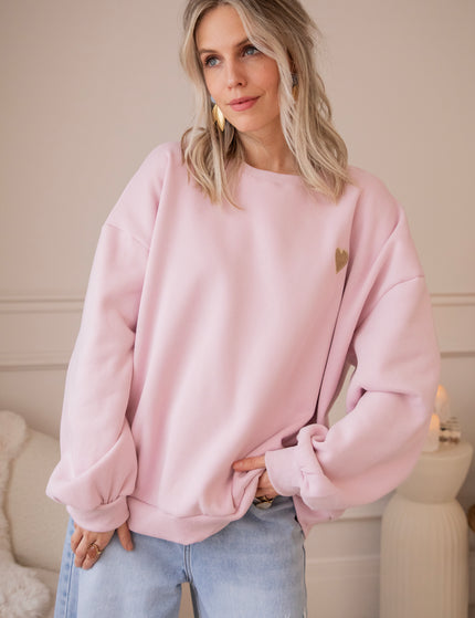 Pullover - Simplicity Beating Heart - Rosa