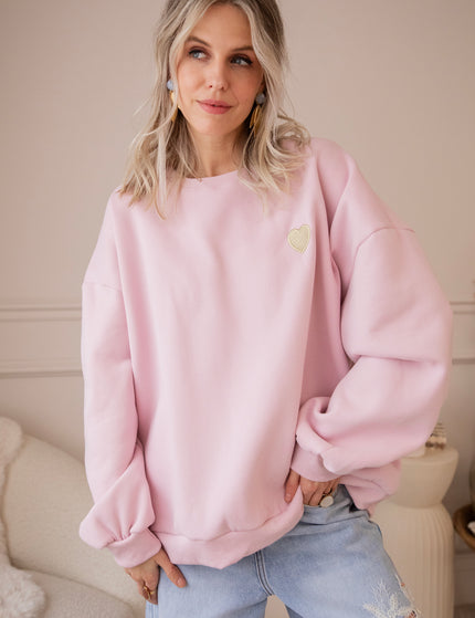 Pullover - Simplicity Beating Heart - Rosa