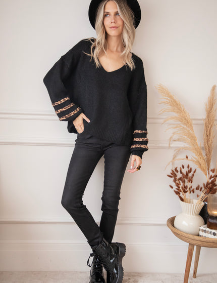 Lea Leo Black - Sweater