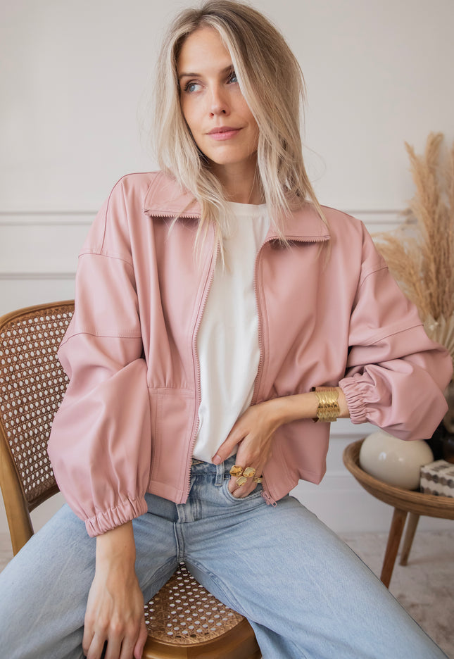 Love Leather Pink - Jacket