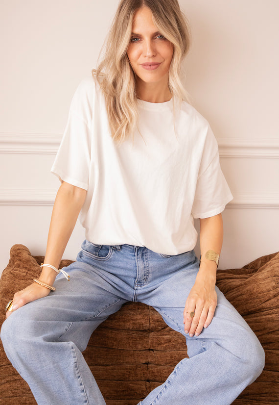 T-Shirt - The Base - Weiß