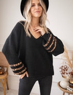 Lea Leo Black - Sweater