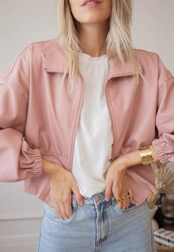 Love Leather Pink - Jacket