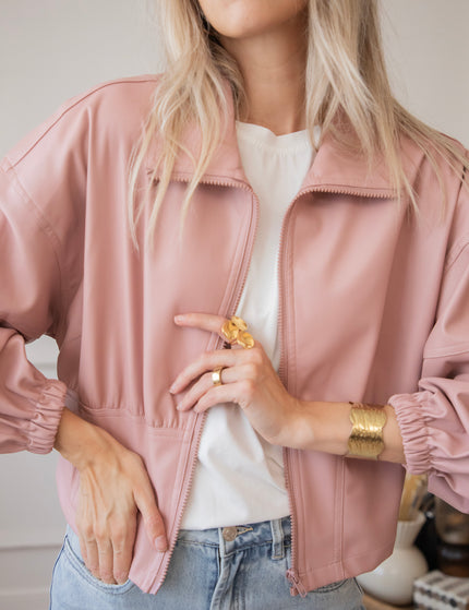 Jacke - Love Leather - Pink