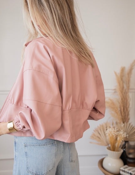 Jacke - Love Leather - Pink