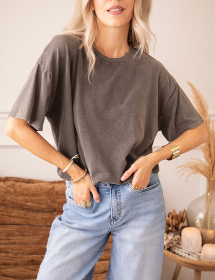 T-Shirt - The Base - Dunkelgrau