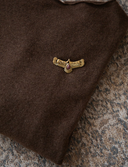 The Eagle Eye Gold/Grey - Broche