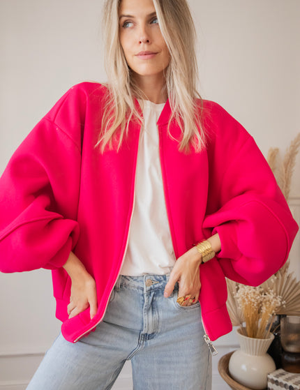 Snuggle Up Fuchsia - Cardigan