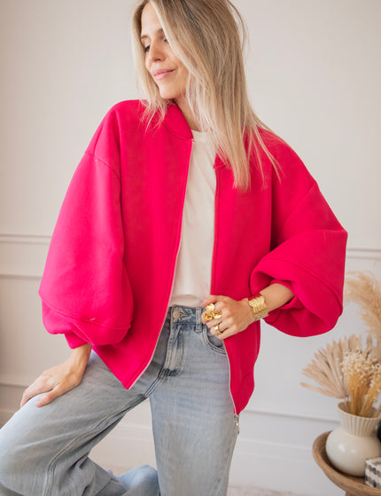 Snuggle Up Fuchsia - Cardigan