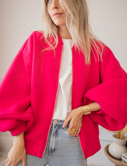 Snuggle Up Fuchsia - Cardigan