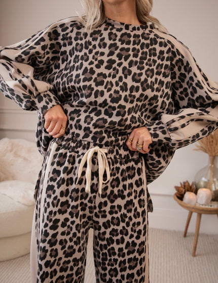 Pullover - Ady Leopard - Beige