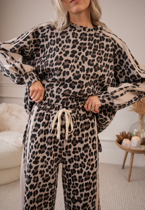 Ady Leopard Beige - Sweater