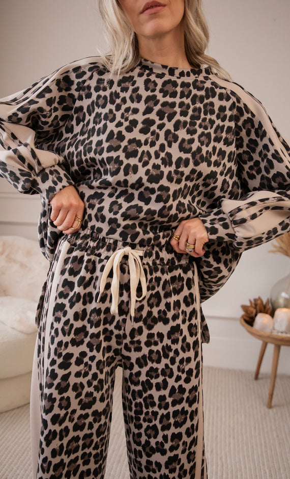 Ady Leopard Beige - Sweater