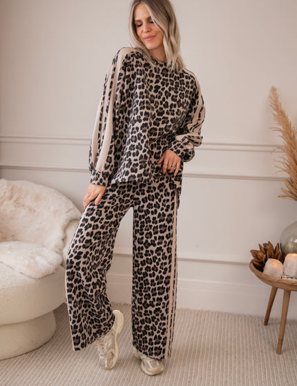 Pullover - Ady Leopard - Beige