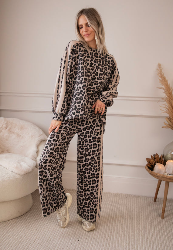 Ady Leopard Beige - Broek