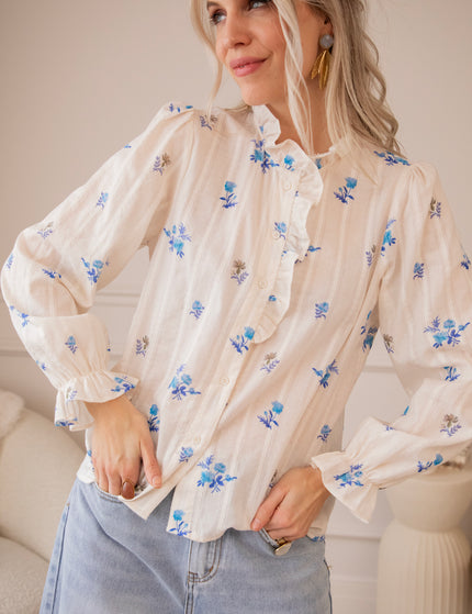 Bouquet Of Blue White/Blue - Blouse