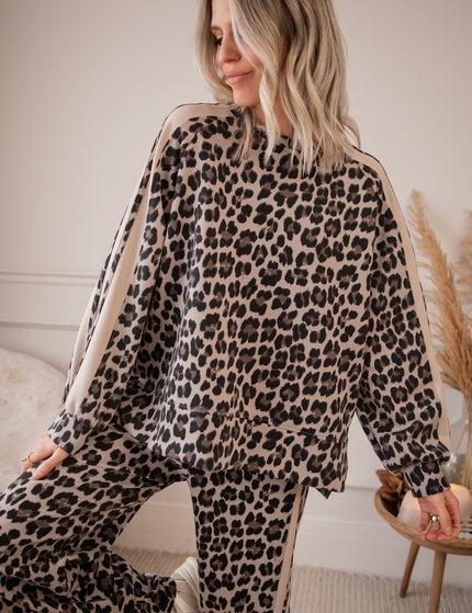 Pullover - Ady Leopard - Beige