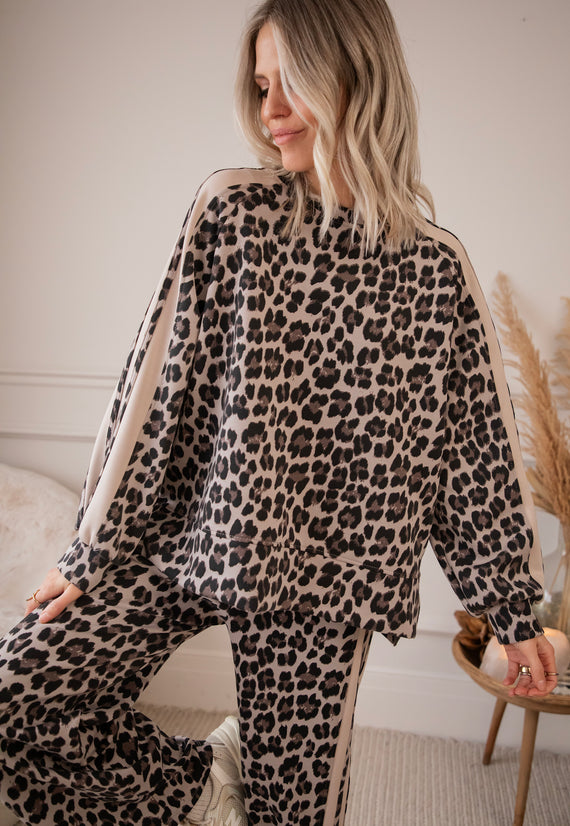 Ady Leopard Beige - Sweater