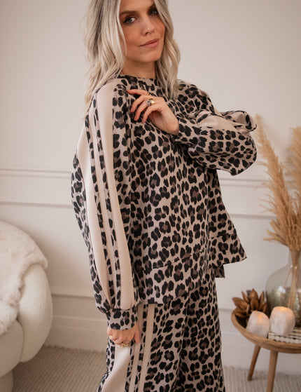 Pullover - Ady Leopard - Beige