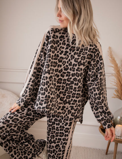 Pullover - Ady Leopard - Beige