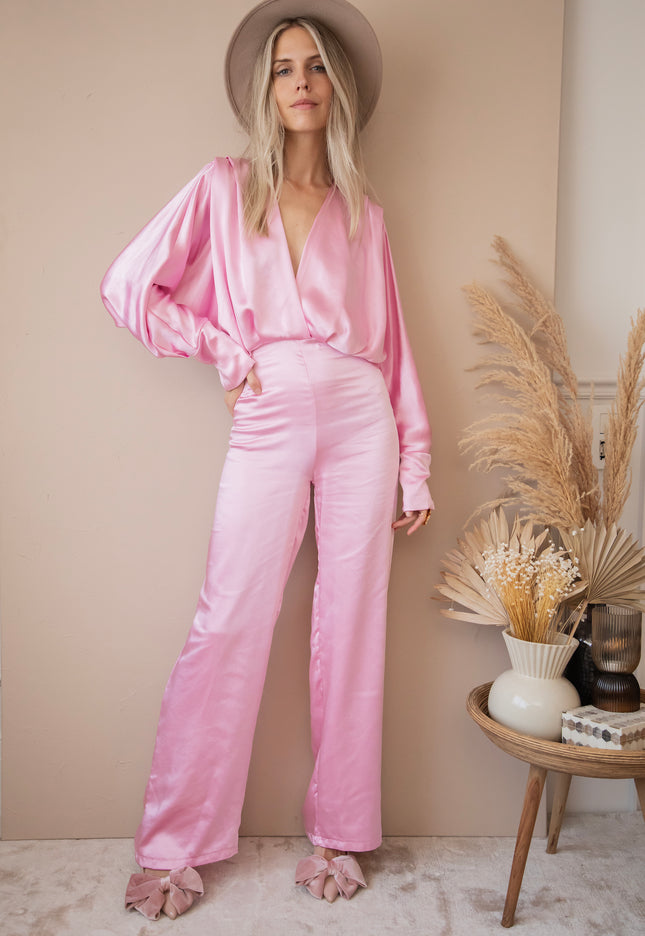 Jumpsuit - Silky Sue - Girly Pink 