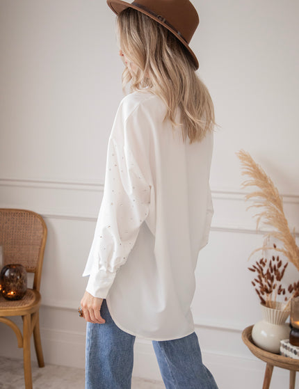 The Basic Spark White - Blouse