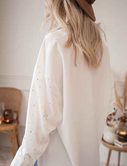 The Basic Spark White - Blouse 