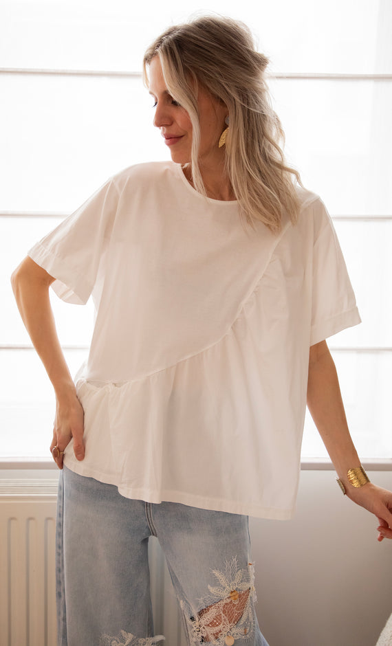 Breezy Base Off White - T-Shirt