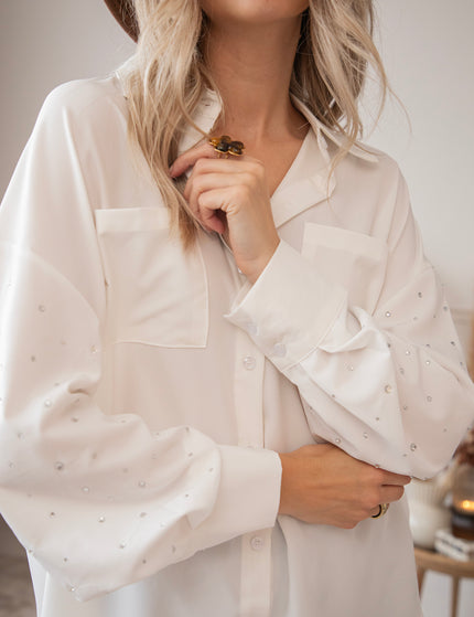 The Basic Spark White - Blouse 