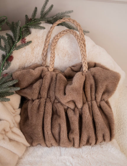 Fur Frown Taupe - Handtas