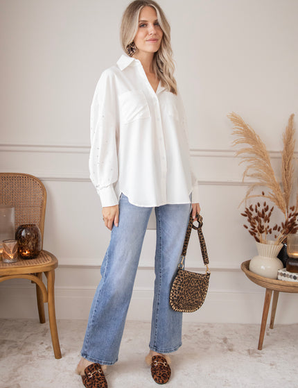 The Basic Spark White - Blouse 