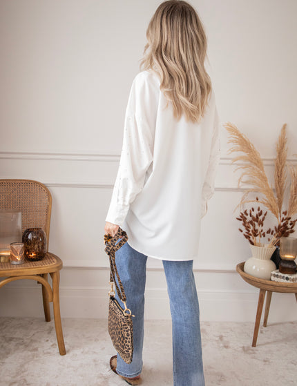 The Basic Spark White - Blouse 