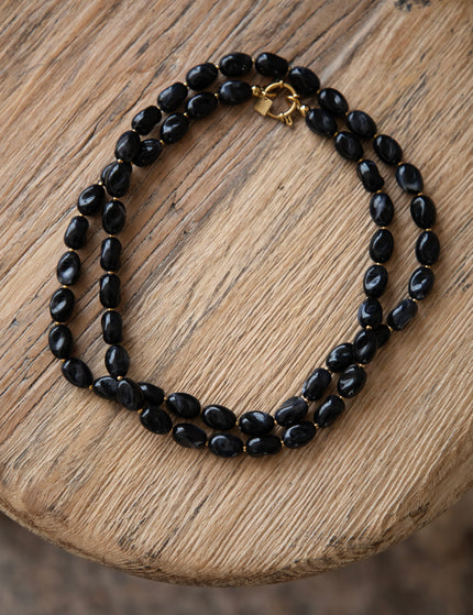 Chunky Charms Black - Ketting