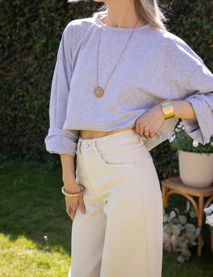 Bella Balloon Beige - Jeans
