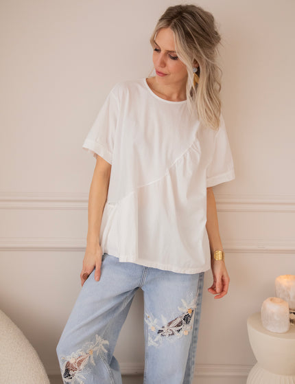 Breezy Base Off White - T-Shirt