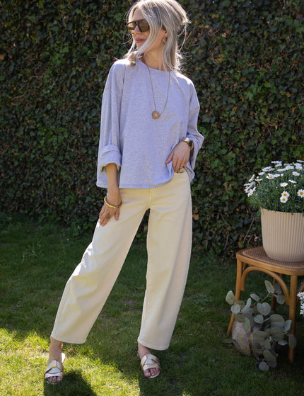 Bella Balloon Beige - Jeans