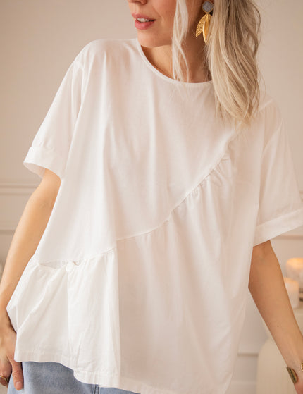 Breezy Base Off White - T-Shirt