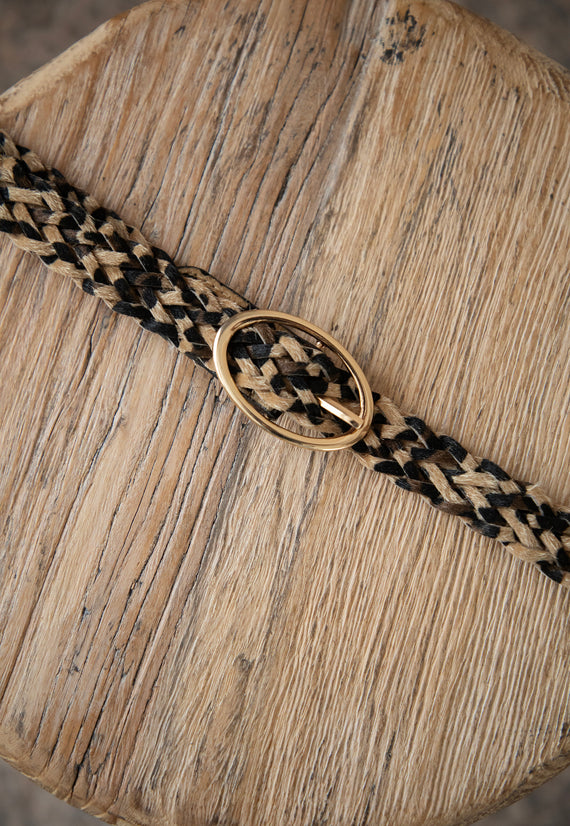 Braid Belt Leopard - Riem