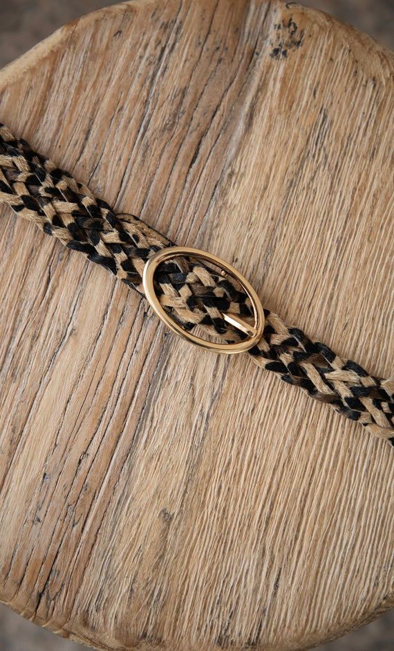 Braid Belt Leopard - Belt