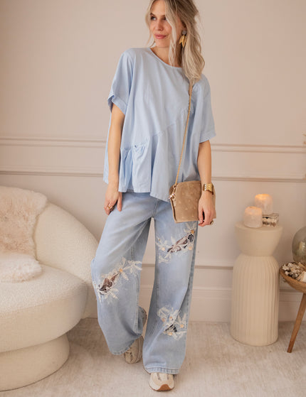 Breezy Base Sky Blue - T-Shirt