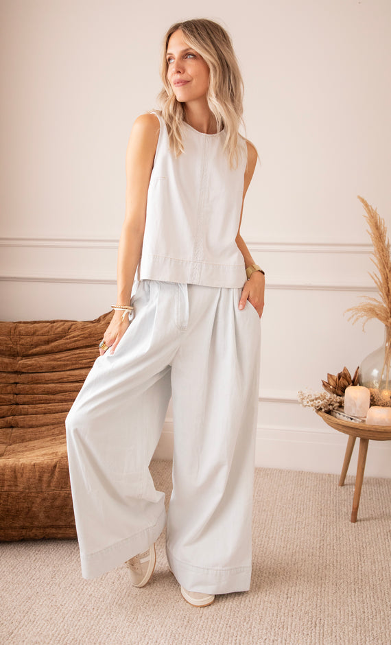 Easy Like Denim Light Blue - Pants