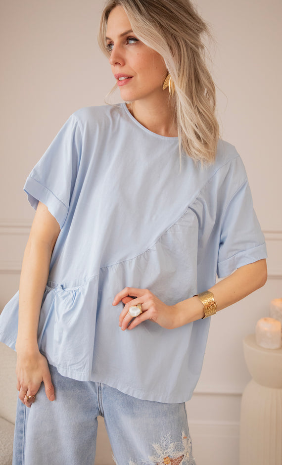 Breezy Base Sky Blue - T-Shirt