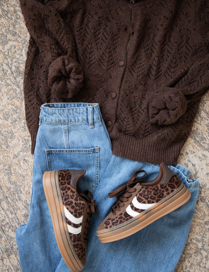 Chasing Dreams Leopard/White - Sneakers