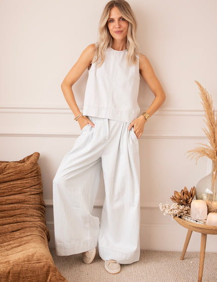 Hose - Eays Like Denim - Hellblau