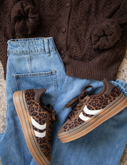 Chasing Dreams Leopard/White - Sneakers