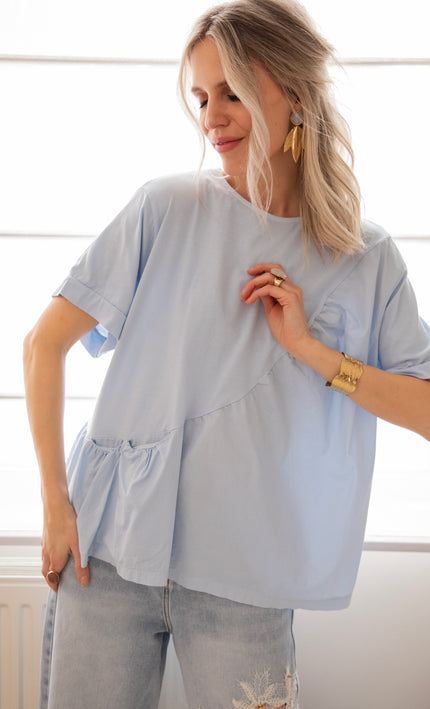 Breezy Base Sky Blue - T-Shirt