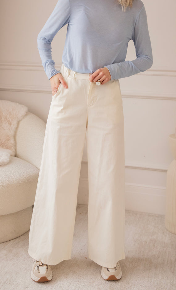 Easily Beige - Broek