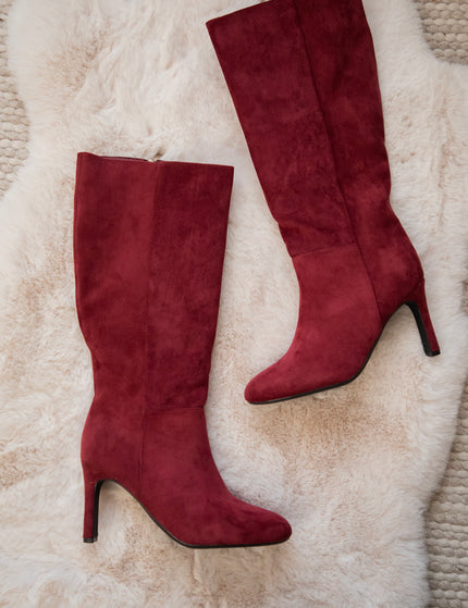 Suede Seduction Bordeaux - Boots