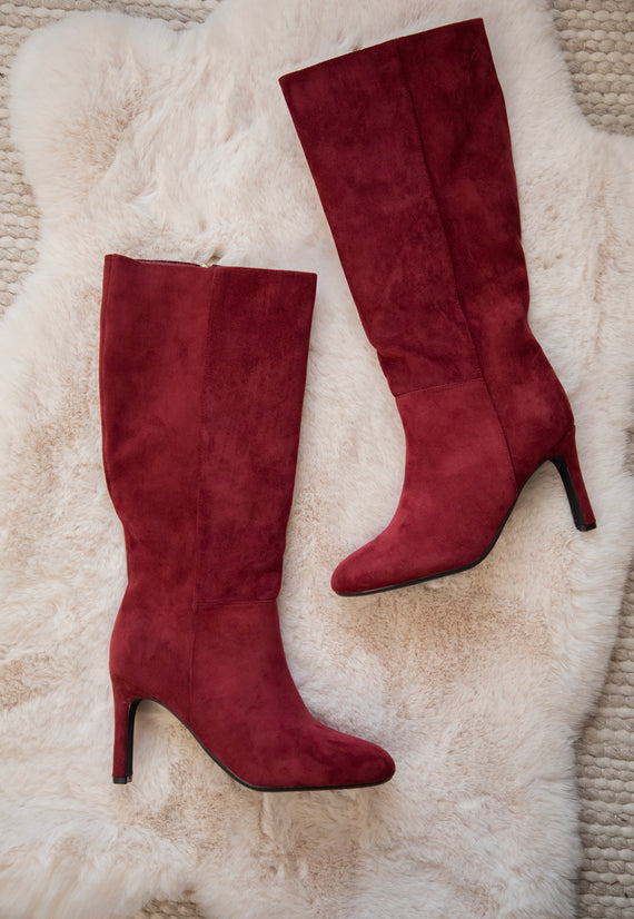 Stiefel - Suede Seduction - Bordeaux